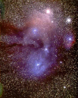 und Trifidnebel M20 im Sternbild Schütze