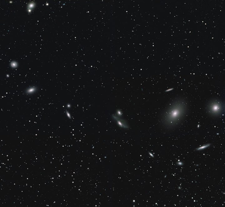 Galaxienhaufen Größte gravitativ gebundene Systeme im Universum ~100 1000 Galaxien < 30%