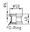 90 Steckverschlussstopfen NiSn mit O-Ring A 3930000 32,30 Plug-in socket stopple NiSn with O-Ring A 3930000 32.30 Kontersätze Art-Nr.