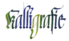 Wir laden ein Faszination Spitzfeder Kalligrafie - Kurs mit Johann Maierhofer, Kalligraf aus Regensburg Ein Kurs für Anfänger und Geübte: am 1 3./1 4.