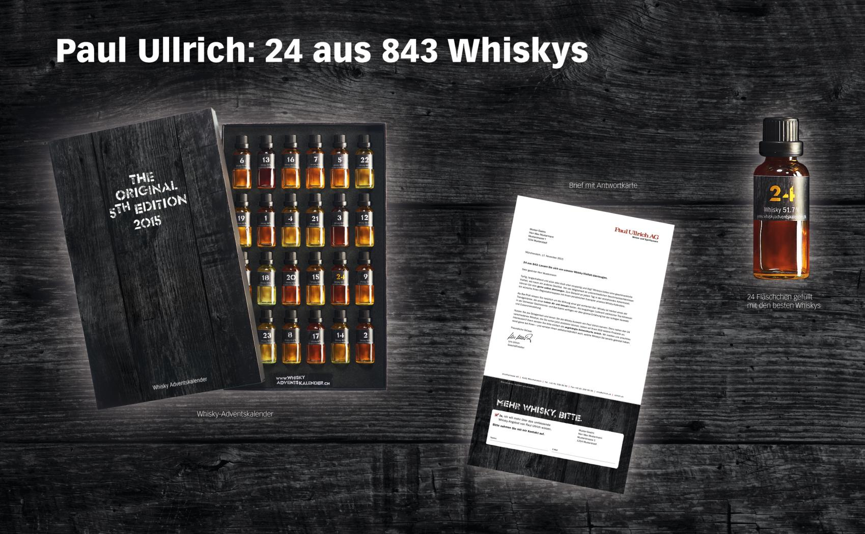 Paul Ullrich: 24 aus 843 Whiskys Herausforderung Paul Ullrich ist ein bekannter Weinhändler, der ebenfalls über ein umfassendes Spirituosen-Sortiment verfügt.
