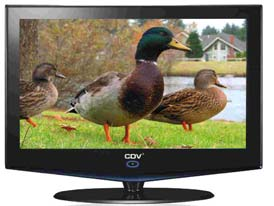 CD-Video Mini Combo TV - 7 Analog/DVB-T Empfang, Radio - Audio/Video CD, DVD, MPEG1/2/4, USB Interface, MP3, WMA,