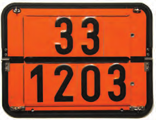 5.3 Orangefarbene Tafeln an Fahrzeugen, Tanks und Containern 5.3.1 Bedeutung der Nummern auf den orangefarbenen Tafeln Unterabschnitt 5.3.2.