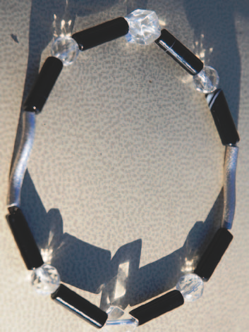 Nr. 102: Halskette mit Chrysopras, Süßwasserperlen