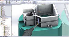 Fehlen bei der Maschine diese Funktionen, kann die Teileposition in SolidCAM definiert und die entsprechenden Bewegungen direkt über das CNC-Programm ausgegeben werden.