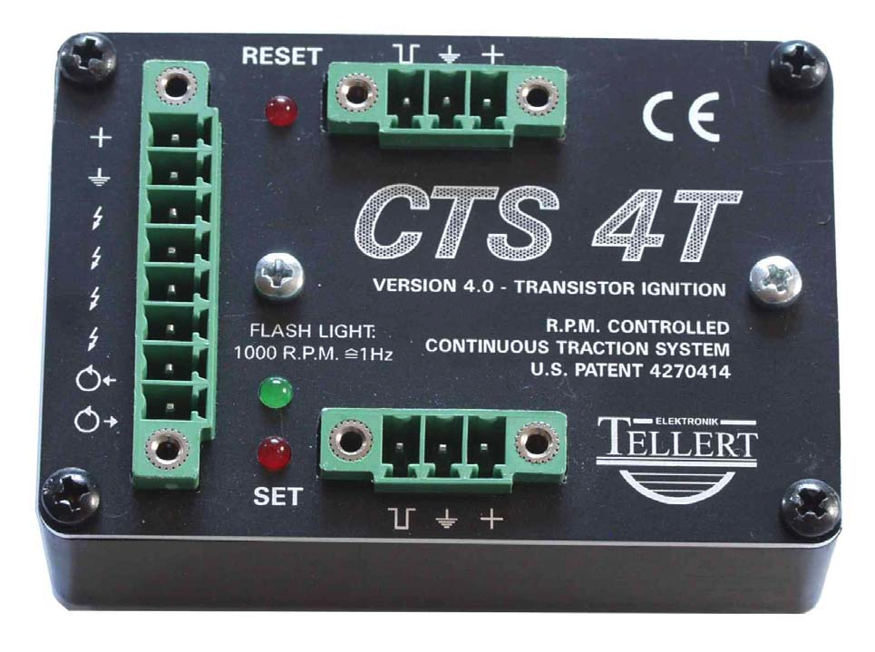 CTS4T, CTS4C, CTS4S TELLERT ELEKTRONIK GMBH ELEKTRONIK TELLERT SONDERENTWICKLUNGEN MESSTECHNIK Allgemeines Das CTS (Continuous Traction System) ermöglicht ein Schalten ohne Kupplungsbetätigung und