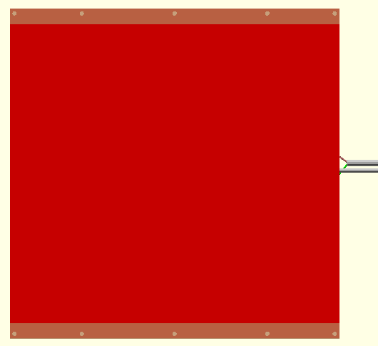 Löten Sie den Thermistor an den Kontakten in der Mitte des Heizbetts fest und sichern Sie ihn mit einem Streifen Kaptontape.