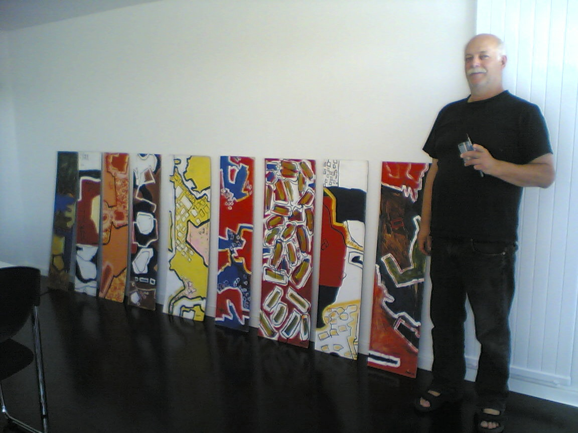 Mats Bergström: Klangfarben/des couleurs sons Der Kunstmaler Mats Bergström wurde 1951 in Schweden geboren, wo er zuerst an der Fachhochschule für Kunst und Design in Stockholm eine Ausbildung als