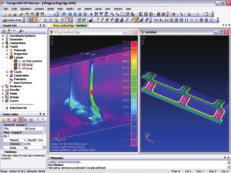 Arbeiten mit mehreren Analysemodellen in einer Sitzung und/oder Verwendung mehrerer Ansichten pro Modell CAD-unabhängig Fundierte Analyse und Simulation in einer Windows-Umgebung Femap besitzt eine