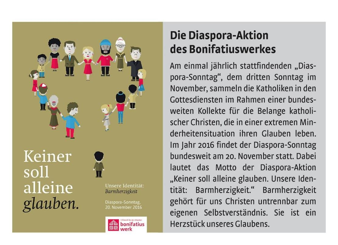 Mitteilungen für die Woche für Ascheberg / Davensberg / Herbern In allen Sonntagsgottesdiensten wird die Kollekte zum Diasporasonntag gehalten.
