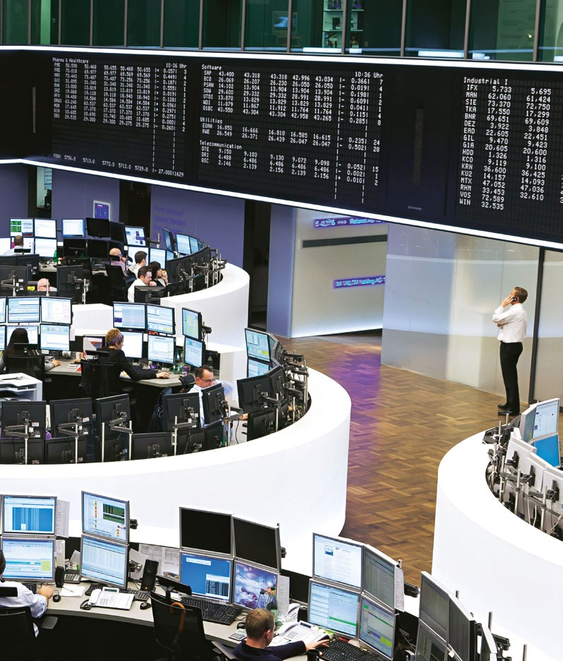 info.grafik 07 Die Börsenpolizei Die Handelsüberwachungsstelle der Börse Frankfurt wahrt die Interessen der Anleger, sorgt für Sicherheit und die Einhaltung fairer Regeln im Börsenhandel.
