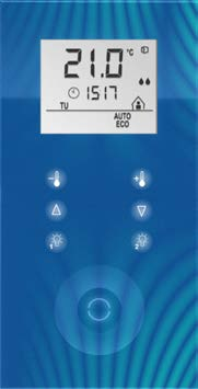 Integrierter Raumtemperaturfühler Integrierter Näherungssensor 2 digitale Eingänge für