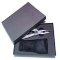 Material: Edelstahl / Aluminium Artikelinfo: Vesper-/ Taschenmesser mit Doming,
