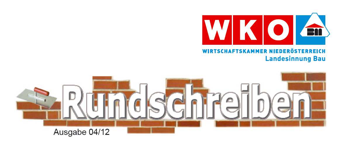 Ausgabe 06/2012 NÖ Baugewerbetag 2012 Die niederösterreichische Bauwirtschaft hat im Rahmen des NÖ Baugewerbetages am 7. November 2012 eine Bilanz nach 18 Monaten EU-Ostöffnung gezogen.