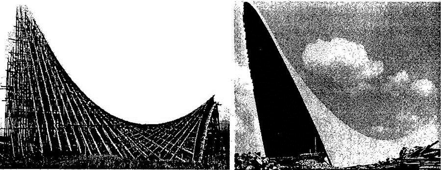 Bei den beschriebenen hyperbolischen Paraboloiden fallen die Ränder mit den geradlinigen Erzeugenden zusammen.