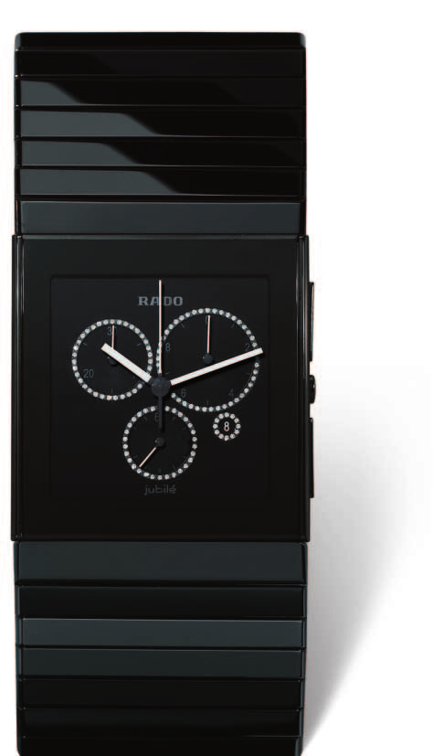 1 2 Seit mittlerweile 50 Jahren produziert Rado Uhren mit besonders innovativen Gehäusen.