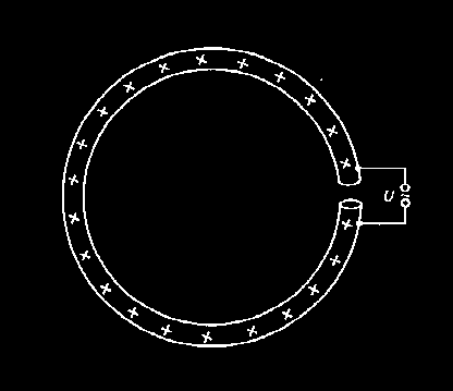 LK Physik Jgst: Klausur-Nr. Datu: Aufgabe Abbildung Der Blik in den 6,3 k langen HRA-Tunnel zeigt oben die supraleitenden Magnete des Protonen- Speiherrings und unten den lektronen- Speiherring.