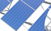 Die Sprossen, an denen die Solarmodule befestigt werden, sind mit speziellen vormontierten Modulklemmen ausgestattet.