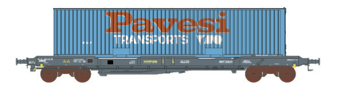 Containertragwagen der SNCF 30303 Containertragwagen KC