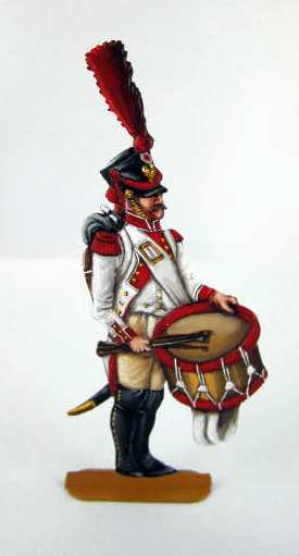 ) Frankreich 1812, Offizier des 5. Husaren-Regiments, Büste Zeichnung und Gravur: A. Trost Höhe: ca. 75 mm 3,50 (einseitig graviert, mit Fußbrett; Bemalung hier als Offizier des 7.