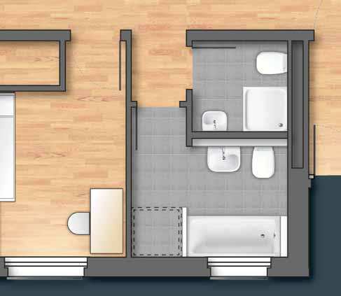 10,24 m² Zimmer 2