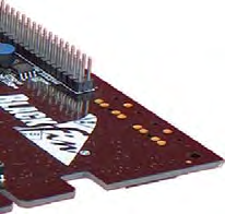 skop Entwickeln mit μclinux Stamp-Kit Zentrales Element dieses Projekts ist das Stamp-Kit. Die Rechenkraft wird von einem Blackfin-537-Controller geliefert, der mit immerhin 500 MHz getaktet wird.