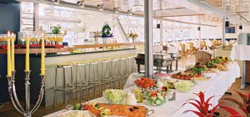 Schlemmerfahrt Willkommen an Bord und guten Appetit Lassen Sie die Woche an Bord ausklingen und genießen dabei Köstlichkeiten und faszinierende Ausblicke zu beiden Weserseiten.
