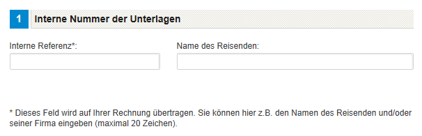 6.1: INTERNE BUCHUNGSCODES HINZUFÜGEN Sie können nach Belieben Angaben hinzufügen, die auf