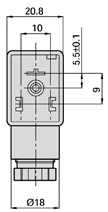 Spannung Schutzbeschaltung Statusanzeige Anschlusskabel Ø Anschlusskabel 28-ST-01-G alle nein ohne ohne