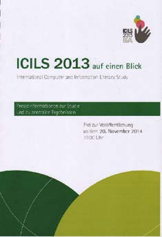 ICILS 2013 Studie zur Medienbildung Die deutschen Schülerinnen und Schüler schneiden dabei nur durchschnittlich ab Ihr Anteil an der höchsten Kompetenzstufe 5 ist mit 1,5 Prozent vergleichsweise