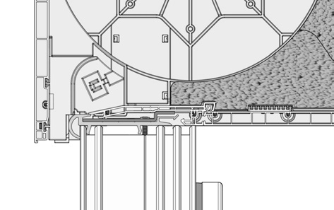 Ablauf Kasten befestigen Anlagefläche Kopfstück 5. Rollladenaufsatzkasten auf Fensterelement absetzen.