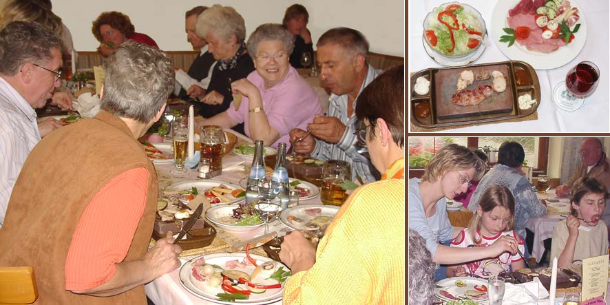 Rebstock-Spezialität: Essen auf dem Heißen Stein Ein besonderes Erlebnis, für Geburtstags- oder andere Familienfeiern, Jubiläen, Geschäftsessen, Vereinsfeiern oder einfach ein Treffen mit guten