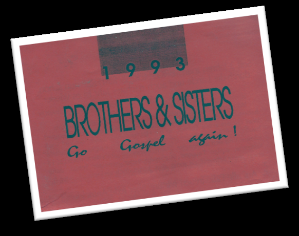 Als Jugendliche trat ich dem Jugend - Gospelchor Brothers & Sisters bei, der nach aufwendiger Probenzeit auf Tournee ging.