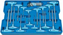 AWX-2603BTSBK02 Farbe: blau-grau Werkzeugwagen mit Werkzeugsortiment 7 Schubladen 363-teilig, verschließbare Kunststoffeinlagen Werkstatteinrichtung Kugelgelagerte Schubladen Arbeitsplatte aus