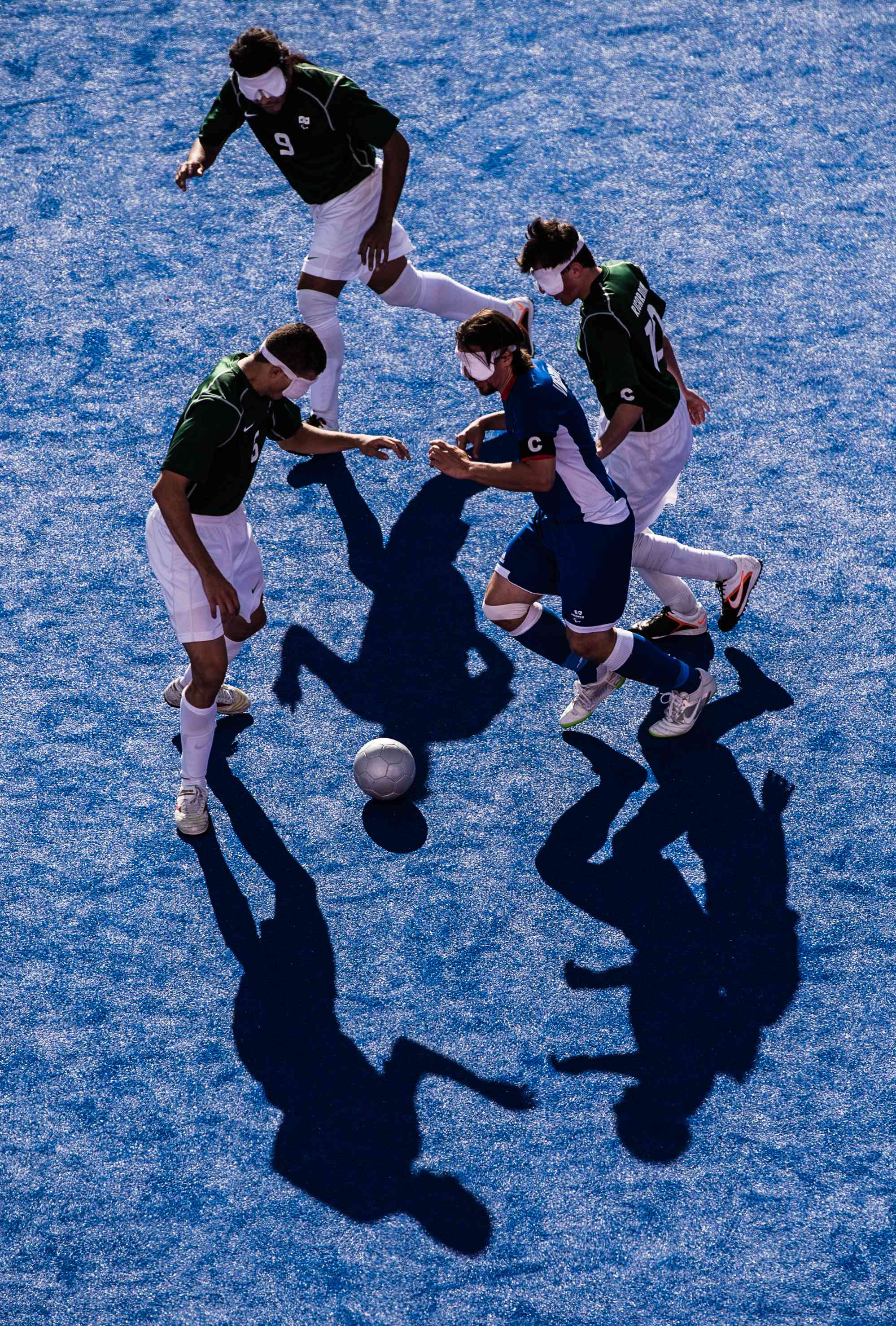 Teilnehmer des Finalspiels Brasilien gegen Frankreic im