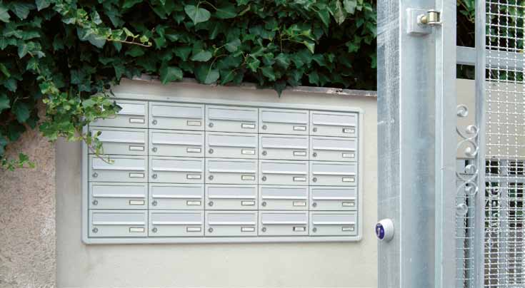 Putzabdeckrahmen für Unterputz-Briefkastenanlagen Putzabdeckrahmen für Unterputz-Briefkastenanlagen