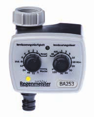 Bewässerungsautomaten / Regensensor 33,3 mm (G 1 ) + 26,5 mm (G 3/4 )Adapter 26,5 mm (G 3/4 ) 26,5 mm (G 3/4 ) 26,5 mm (G 3/4 )
