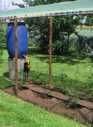 Wasserausgang 26,5 mm (G ¾ ) Außengewinde, bzw. mitgelieferter Hahnanschluss. Bewässerungsautomat auch für Regentonnen 1 2 2 1 2 Bestell-Nr.