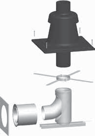 Luft-/Abgasführung für Gasbrennwertthermen bis 24kW und Gasbrennwert-Zentralen Ausführungsvarianten Zubehör = 07 DN110 Art.-Nr.