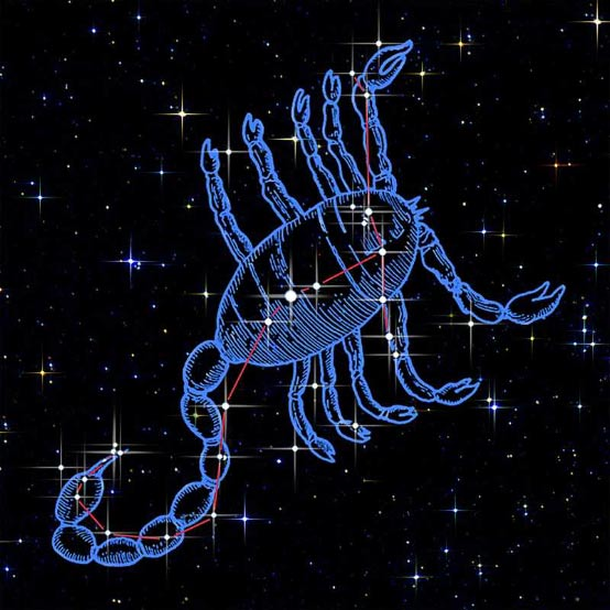 Bildnummer: sg087-77 Sternzeichen, Tierkreiszeichen Skorpion (Scorpius).
