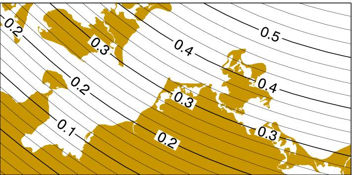 haben (zwischen Punkten der gleichen Höhe sollte kein Wasser fließen) die Höhe soll den Abstand vom Geoid (Niveaufläche in mittlere Meereshöhe) angeben Abstand der