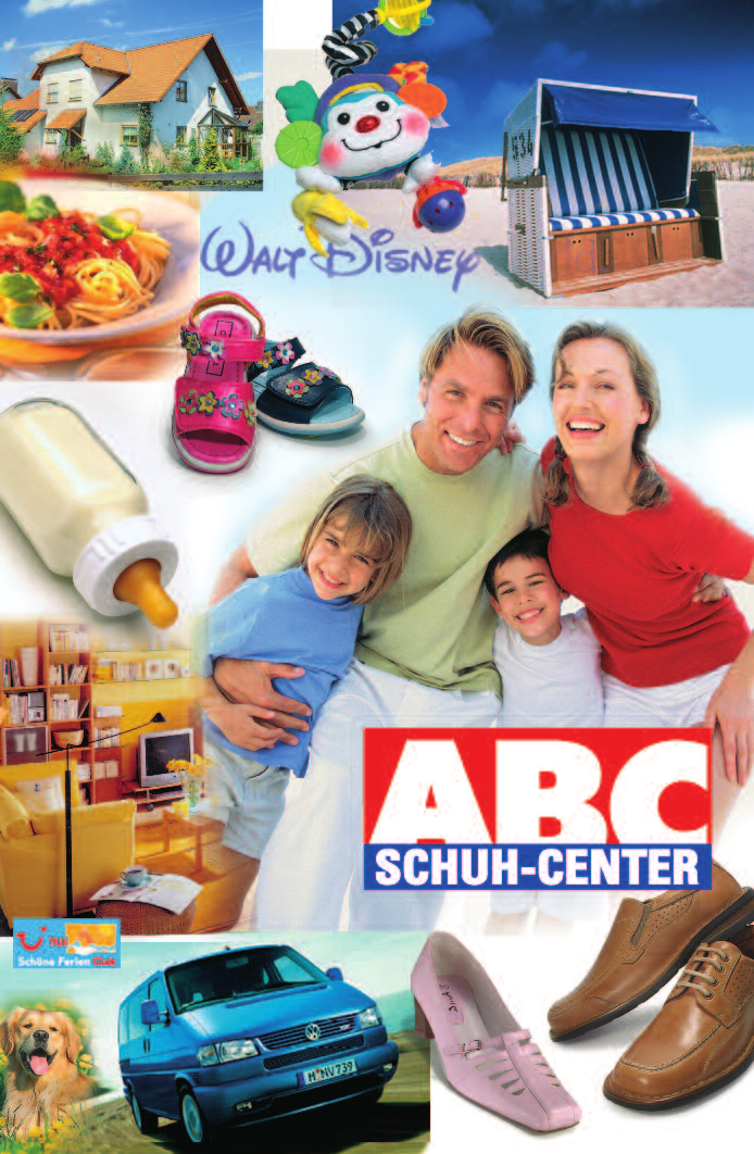 DIESE ZIELGRUPPE IST DIE BASIS UNSERES ERFOLGES Die preisbewusste traditionelle Familie im Visier sprechen die ABC Schuh-Center ein extrem breites Publikum an.