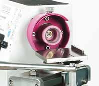 Laufruhe durch gewuchteten Rotor mit Qualitätskugellagern Magnetschalter mit abschließbarem Not-Aus Schalter Exakte