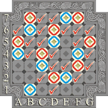 5 Sobald ein Spieler keine Befestigung im erforderlichen Abstand setzen kann, beginnt die zweite Phase des Spiels, der Kampf In diesem Fall sagt der Spieler laut Kampf!