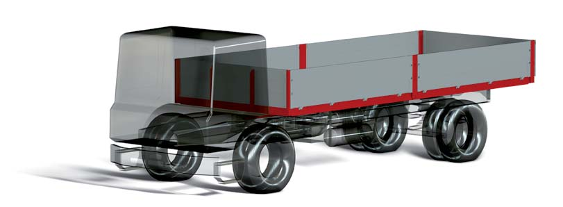 4 Cargotrail Aluminium-Bodenrahmen mit Pritschenaufbau Leicht und hoch belastbar Ergänzen Sie den Cargotrail