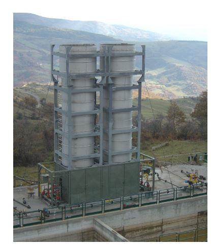 bestehender Erdöl-/Erdgas-Aufbereitungsanlagen für Tests Verbrennung mit Luftüberschuss und