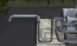 Ferngasleitung Spezielle Aufbereitung Abfälle zur