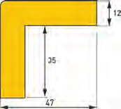 147,00 1) Rolle mit 5 m Ausführung 26 x 26 mm, gelb/schwarz 26 x 26 mm, schwarz