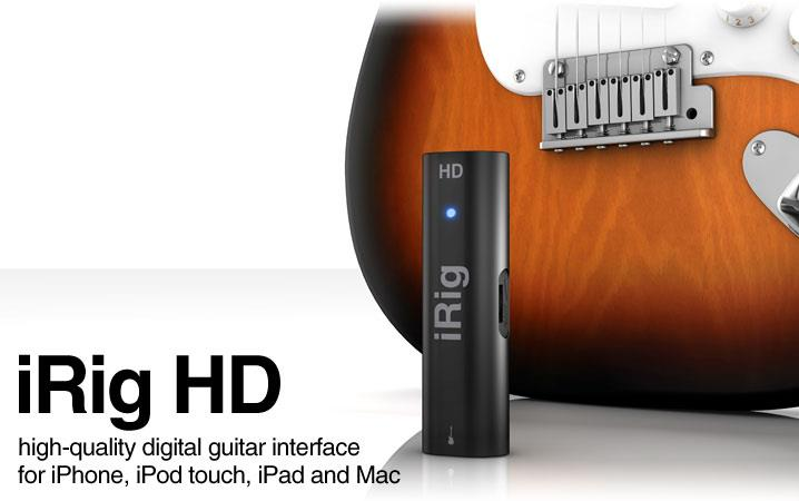 irig HD irig HD bietet einen Premium 24-bit A/D-Wandler für ein kristallklares Signal, welches frei von Rauschen und