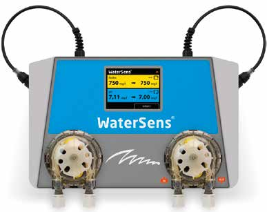 WATERSENS REDOX Sonde Flow well of the probe Eine automatische Kontrollfunktion überwacht Ihr Beckenwasser, reguliert den ph-wert, bestimmt die korrekte Dosis an Desinfektionsmitteln,